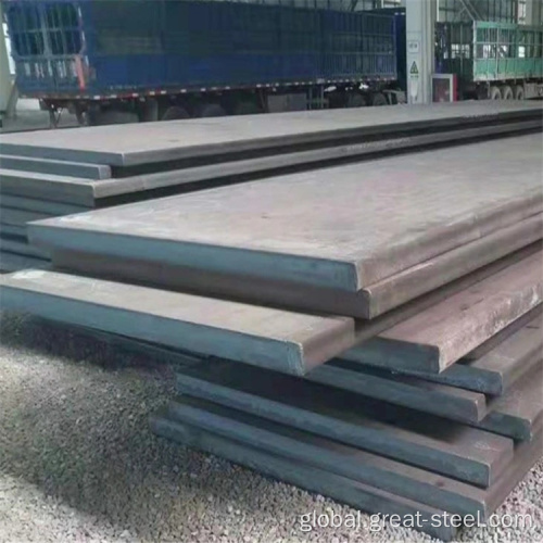 Plasma cut carbon steel plate